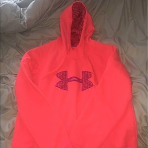 Neon Pink Under Armour Hoodie